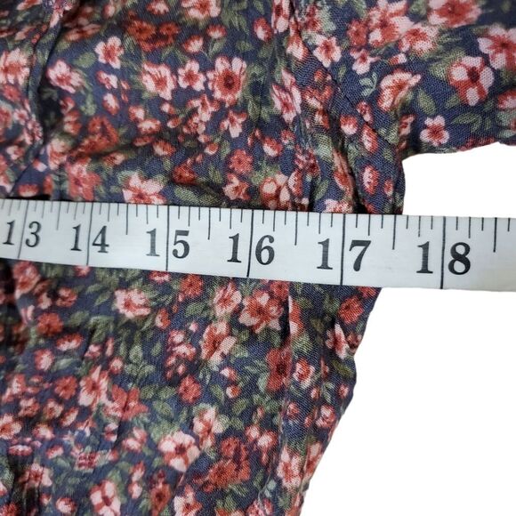 NEW HIPPIE ROSE floral cold shoulder M - Picture 3 of 5